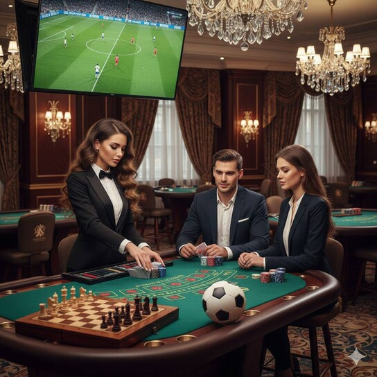 Luxurious online slots backdrop